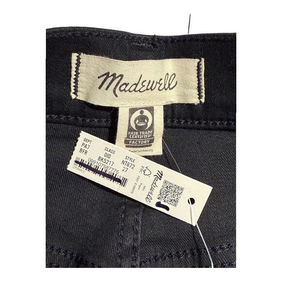 NEW Madewell Size 4 (27) Black Frost Flea Market Flare Jeans NWT - Picture 5 of 8